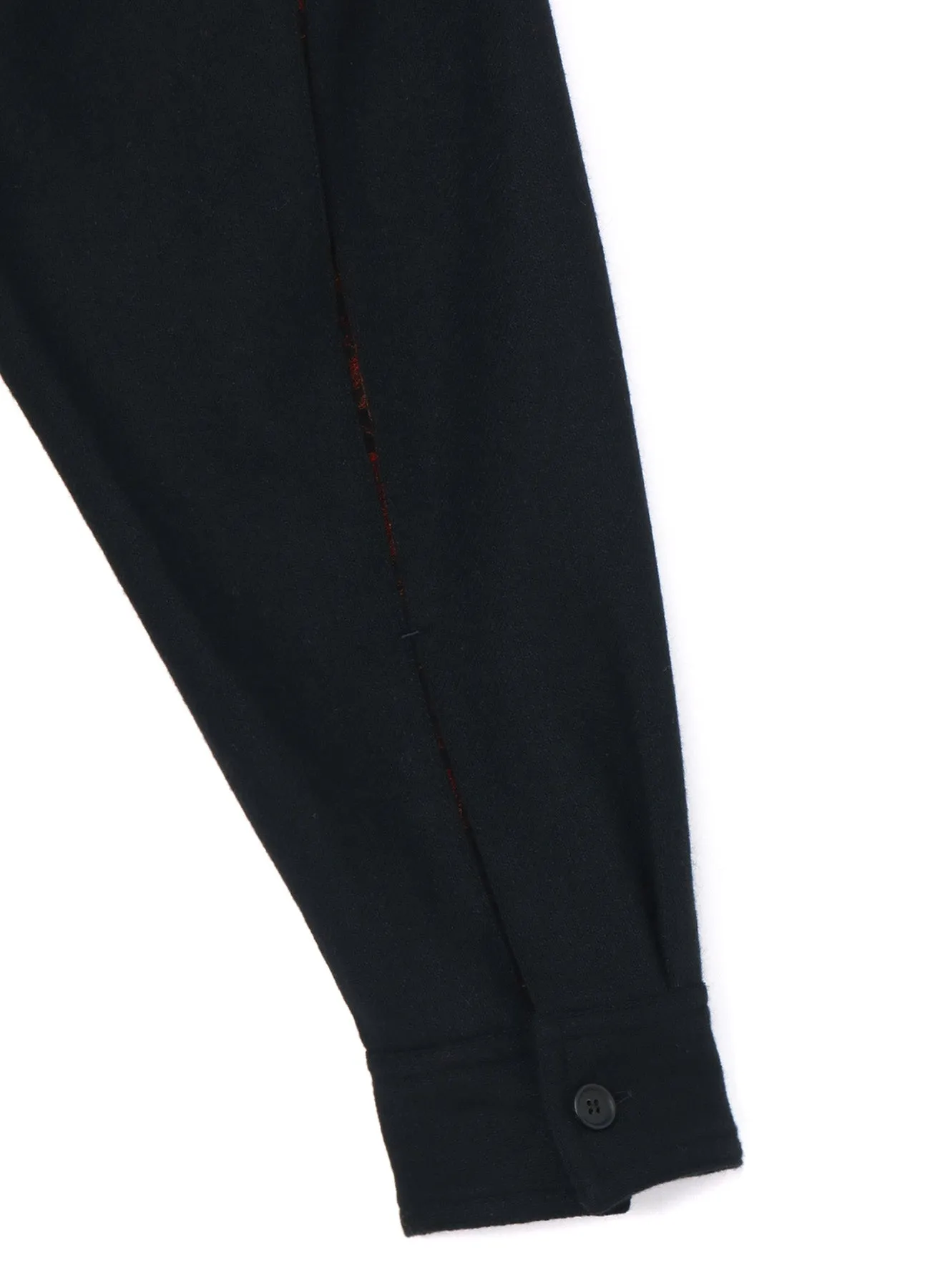1/10 FLANNEL   COTTON/THORNY JACQUARD VERTICAL GUSSET SHIRTS