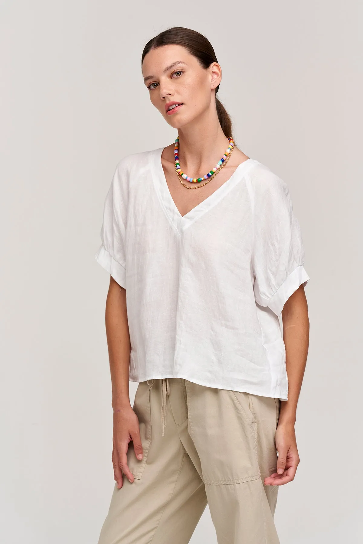 ADLEY LINEN TOP