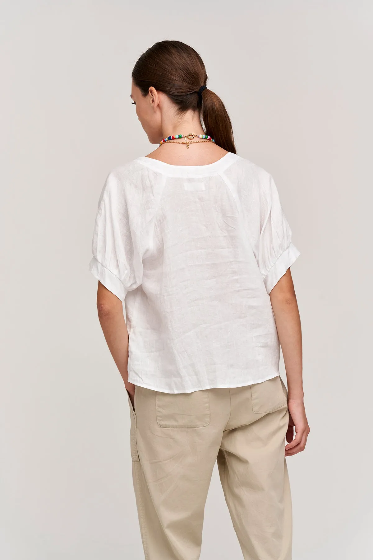 ADLEY LINEN TOP