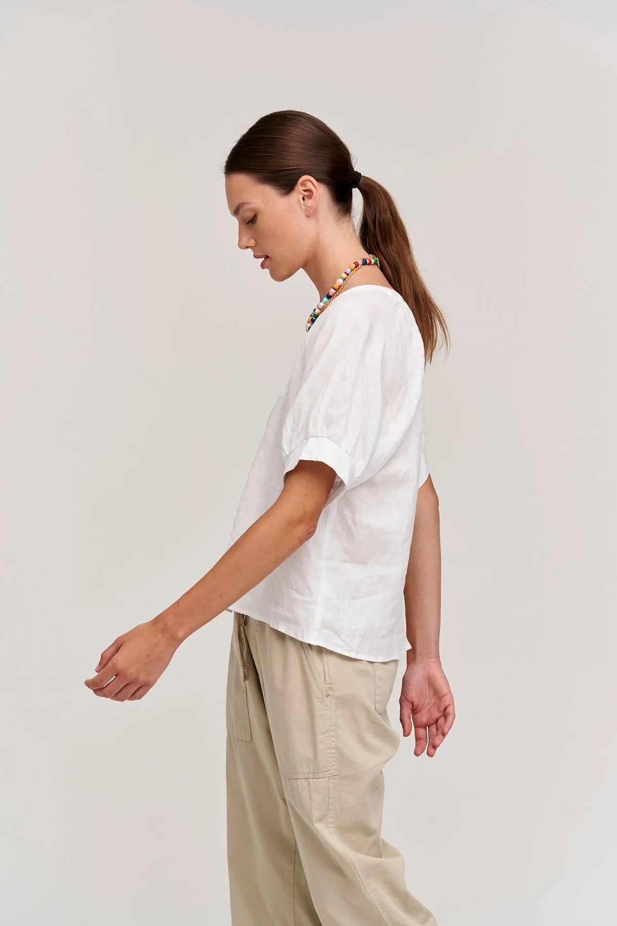 ADLEY LINEN TOP