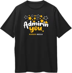 Admirin' You Karan Aujla Oversized Unisex T-Shirts