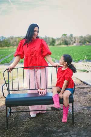 Alora Blouses-red