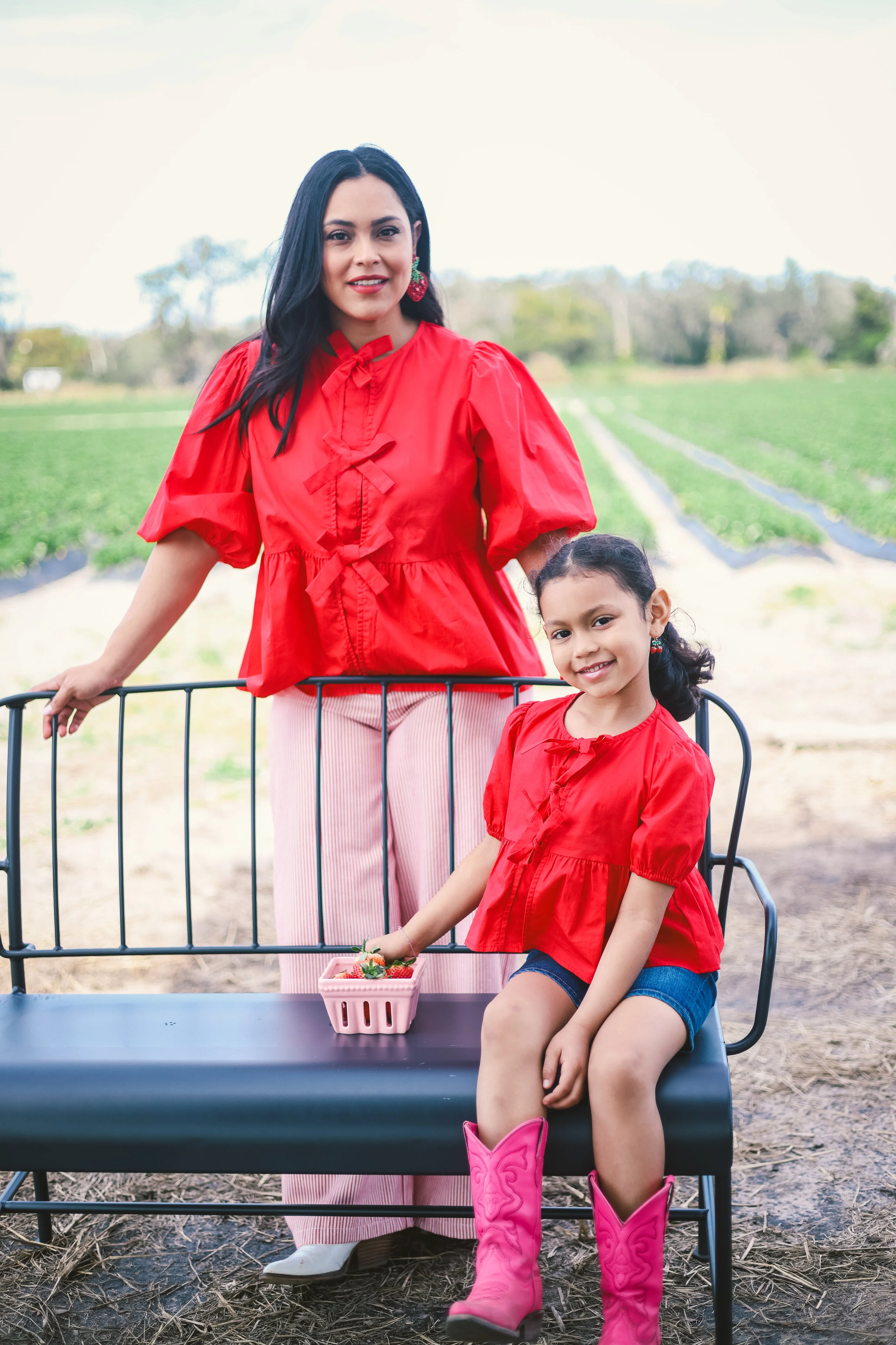 Alora Blouses-red