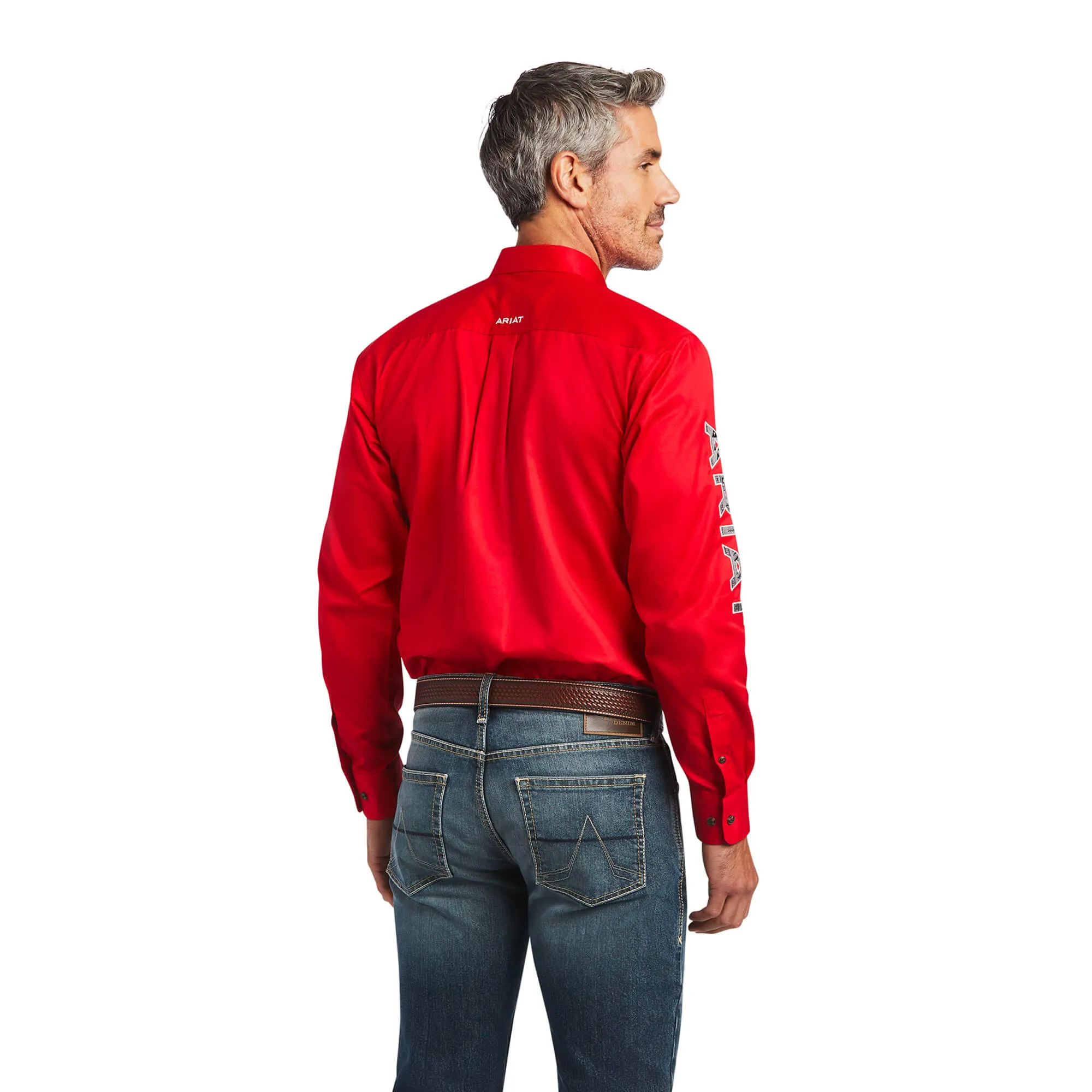 ARIAT Men's Team Logo Twill FTD LS Shirt 10040702