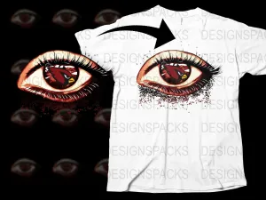 Arizona Cardinals Eye Reflection Graphic Png Digital Download