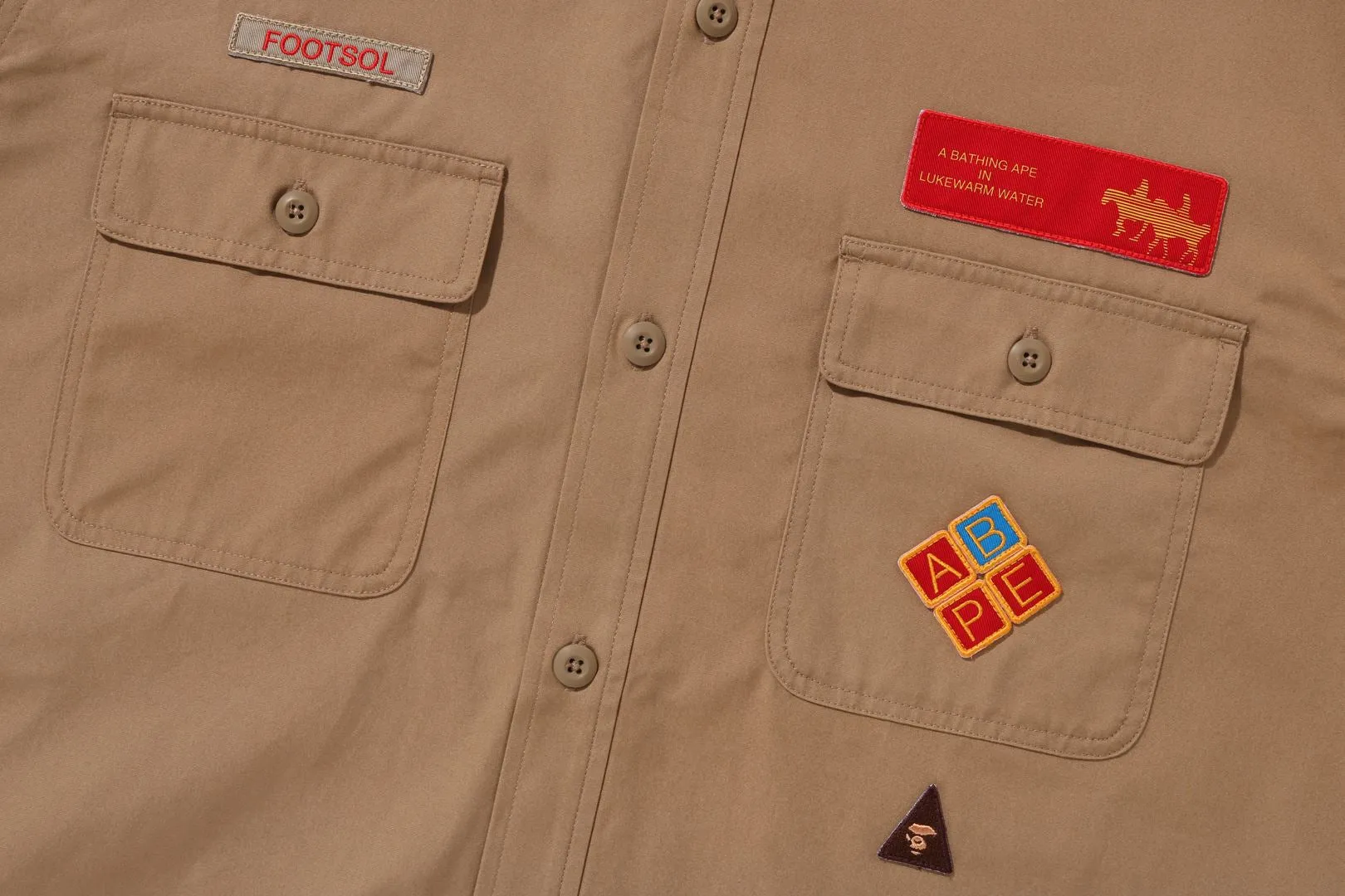 BAPE RELAXED FIT BOYSCOUT SHIRT
