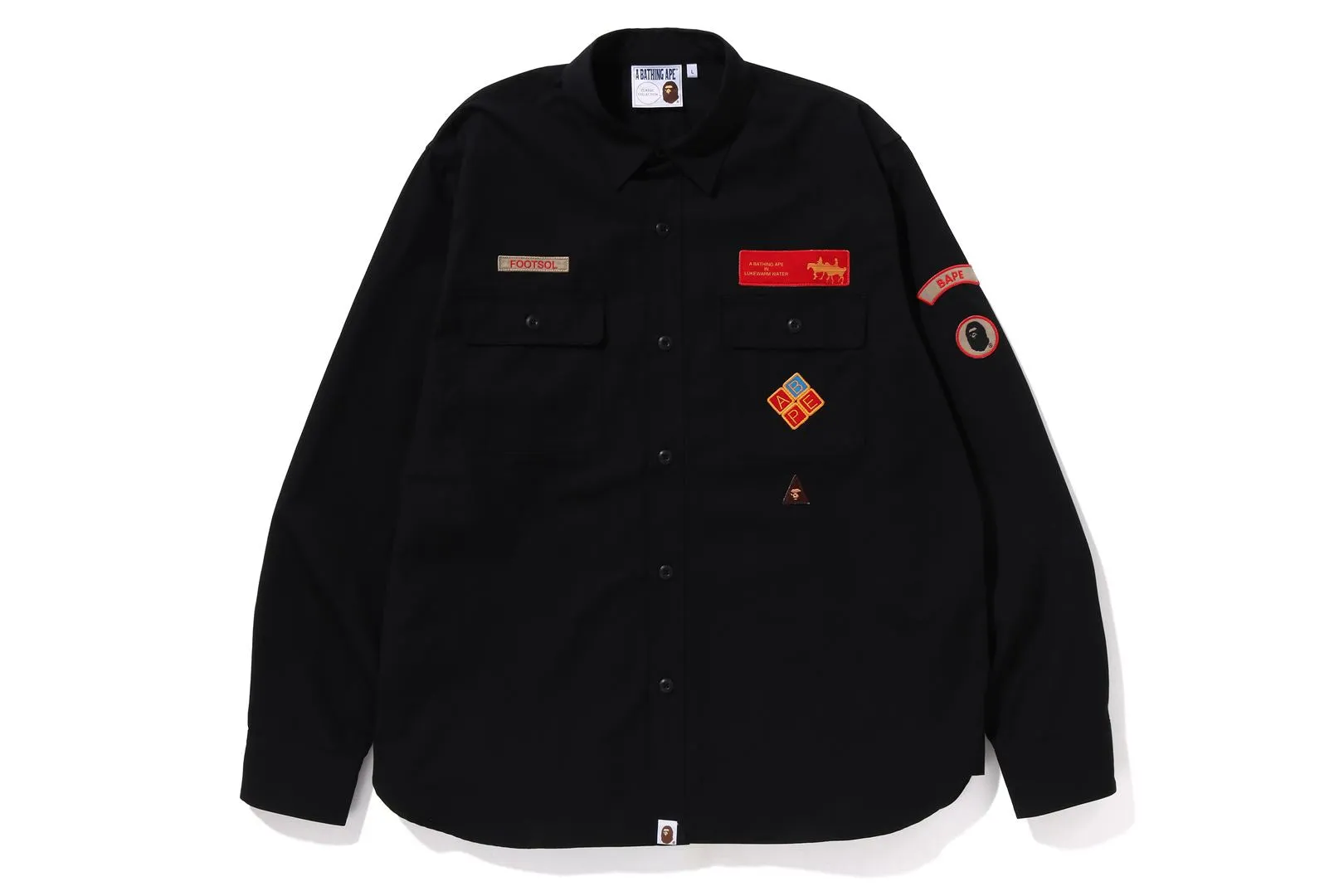 BAPE RELAXED FIT BOYSCOUT SHIRT