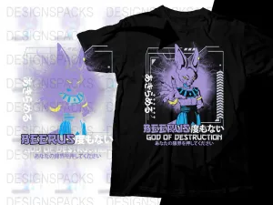 Beerus God of Destruction Png Digital Download