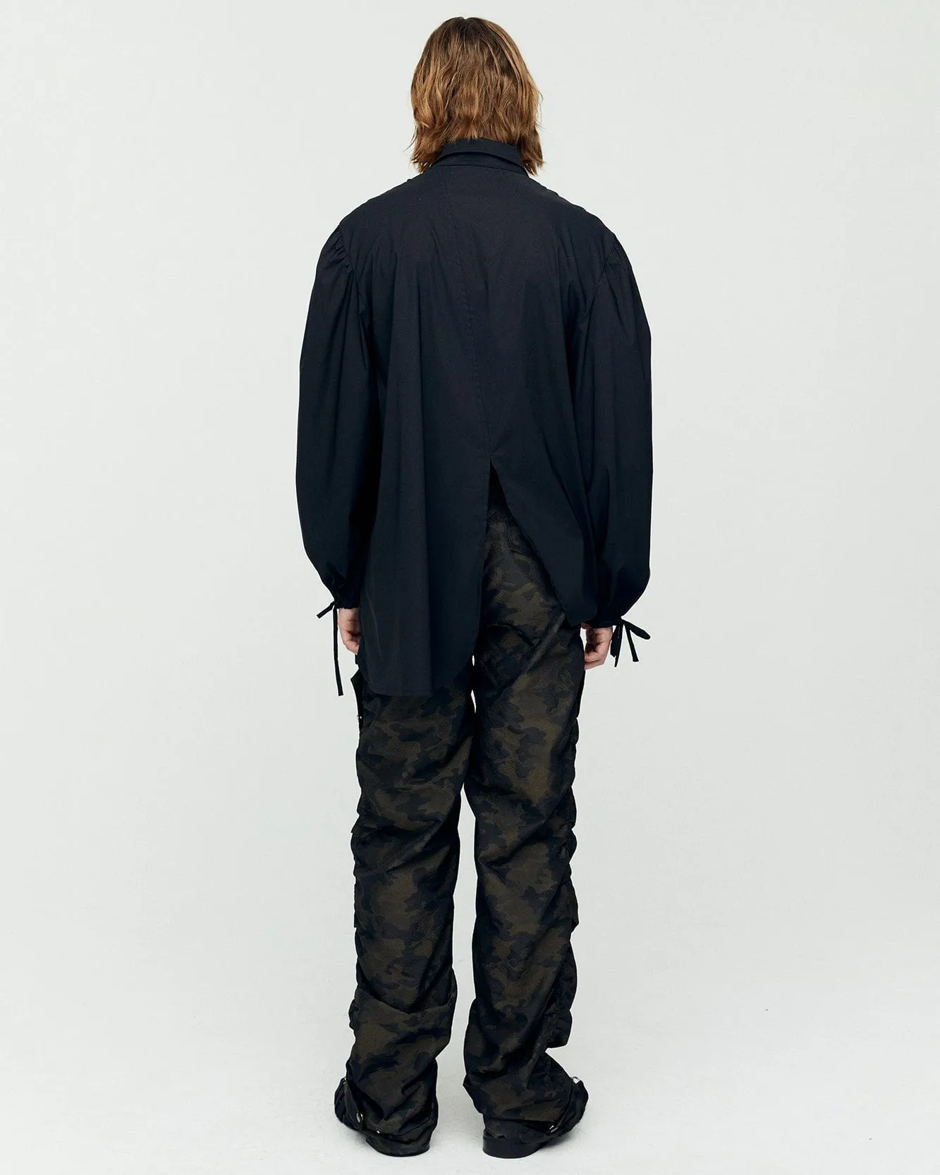 BOUQUET ASYMMETRIC SHIRTS atb1138m(BLACK)