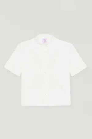 Butterfly Embroidered Shirt