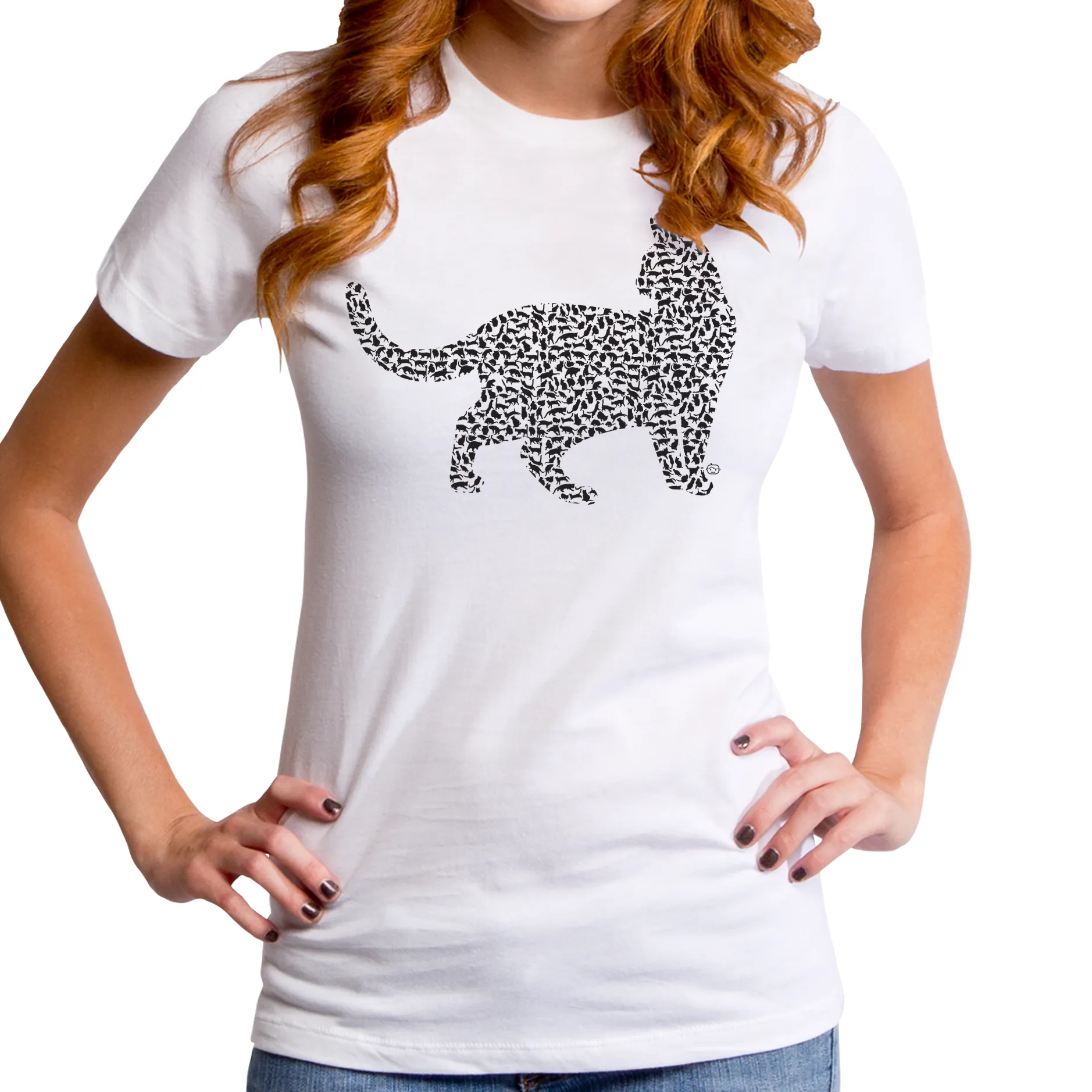 Cat Silhouette Women's T-Shirt