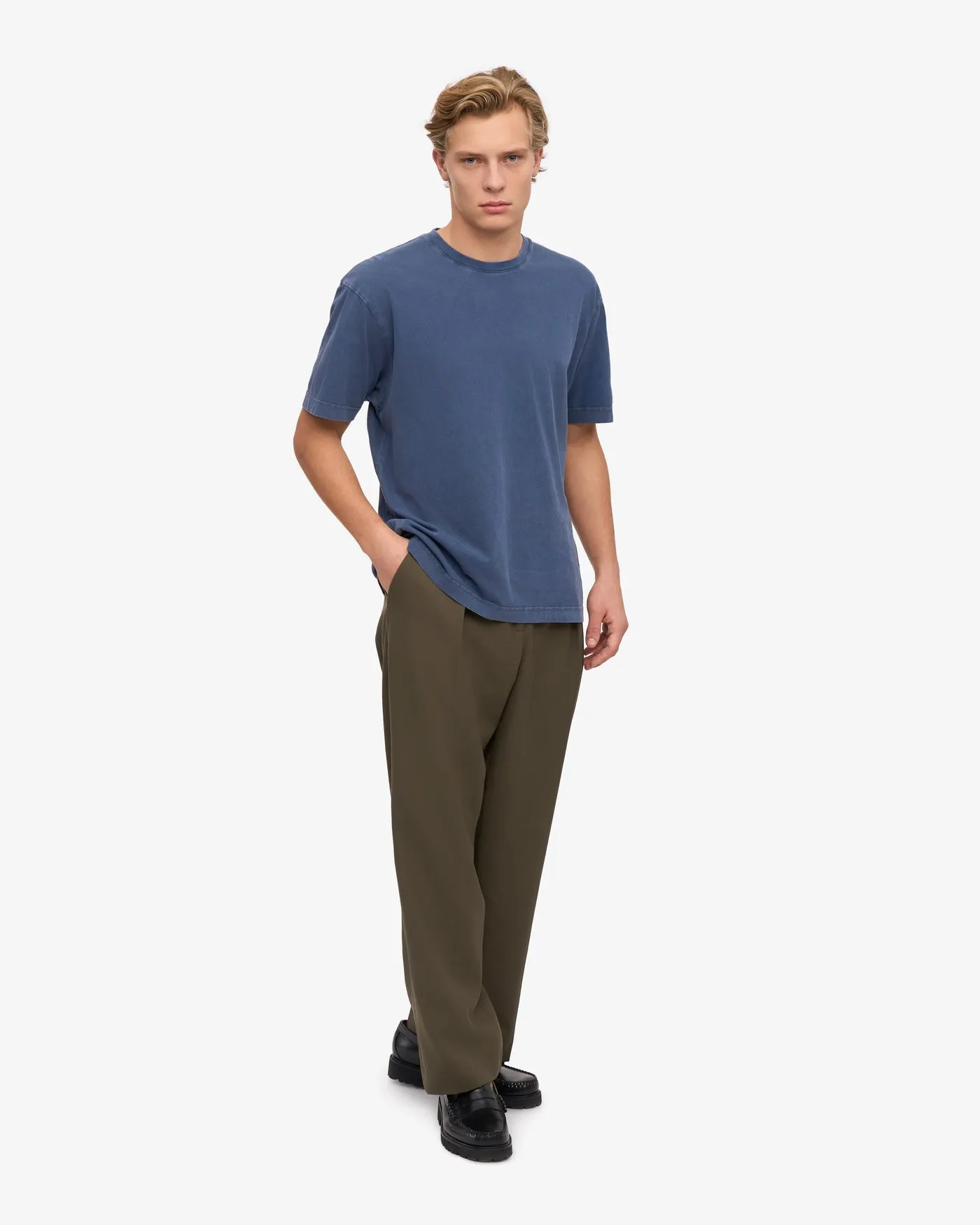 Colorful Standard Oversized Organic Tee - Neptune Blue