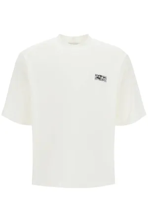 COTTON AND SILK BLEND T-SHIRT