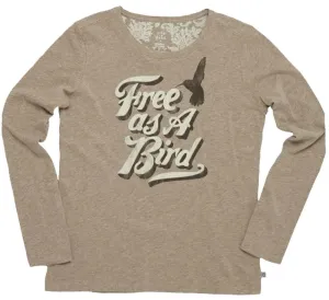 Creamy L/S Free As A Bird T-Shirt by Life is good
