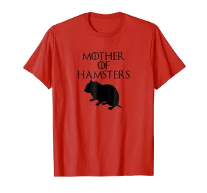 Cute &amp; Unique Black Mother of Hamster T-shirt E010433