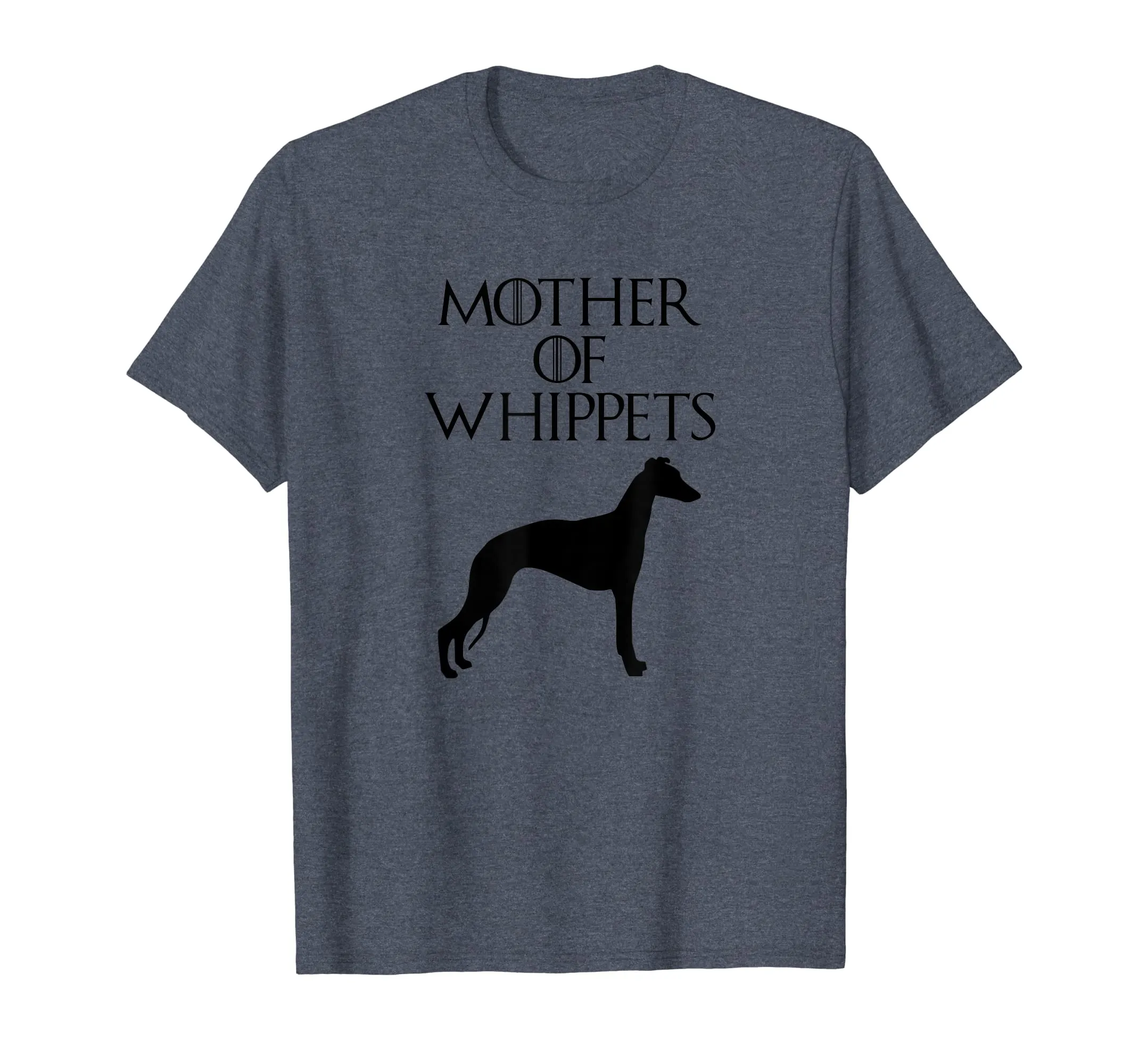 Cute &amp; Unique Black Mother of Whippets T-shirt E010792