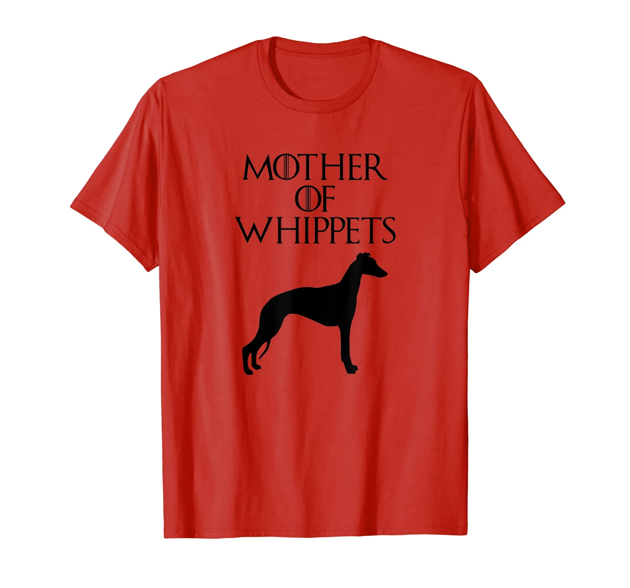 Cute &amp; Unique Black Mother of Whippets T-shirt E010792