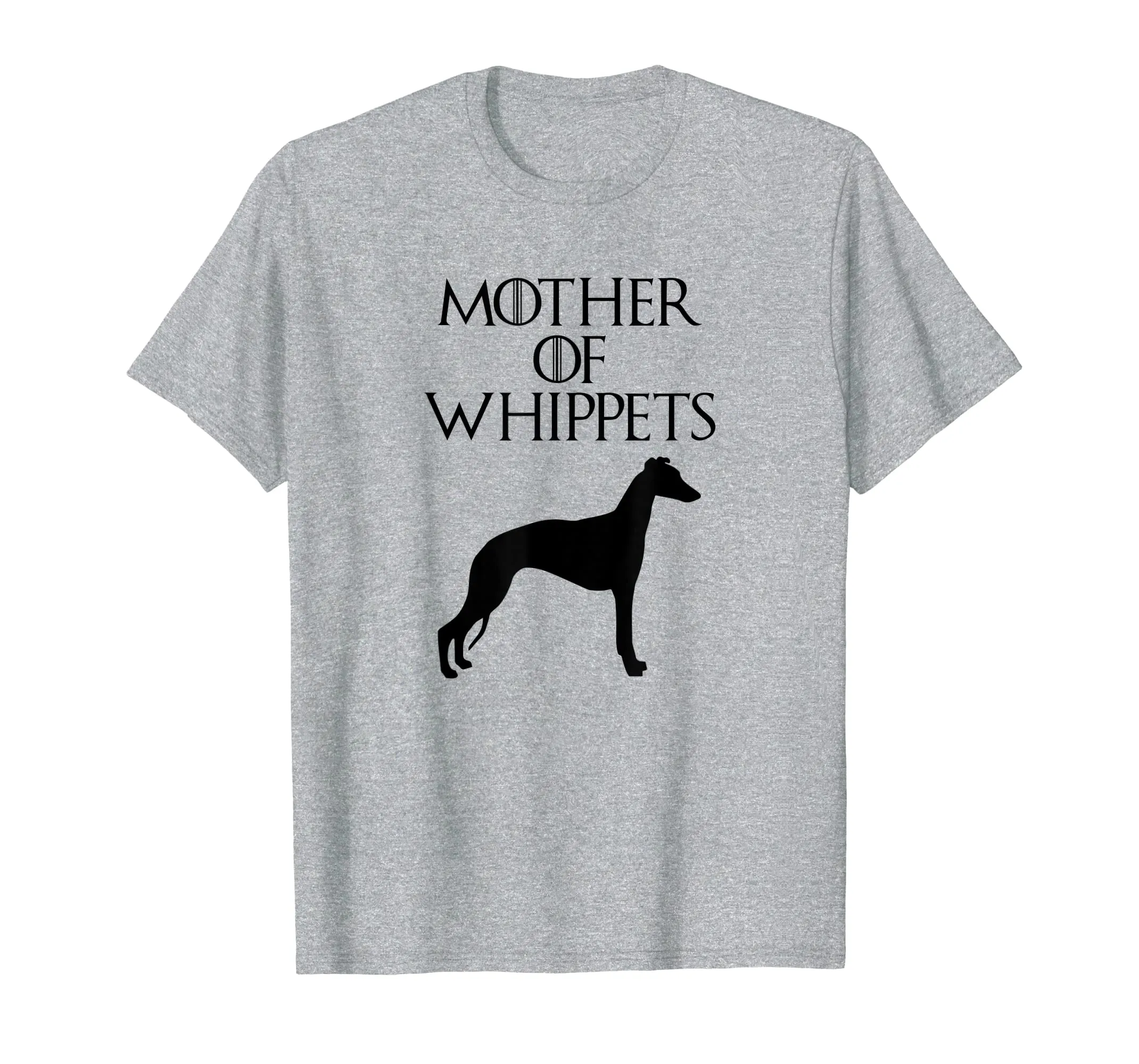 Cute &amp; Unique Black Mother of Whippets T-shirt E010792