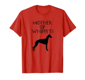 Cute &amp; Unique Black Mother of Whippets T-shirt E010792