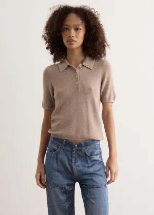 Darcey Cotton Cash Short Sleeve Polo