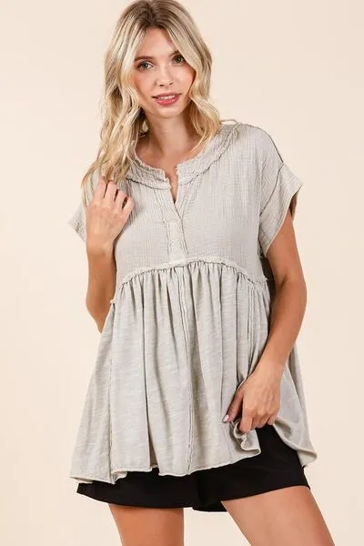 Effortless Charm Babydoll Top