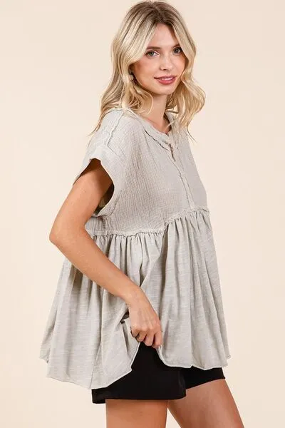 Effortless Charm Babydoll Top