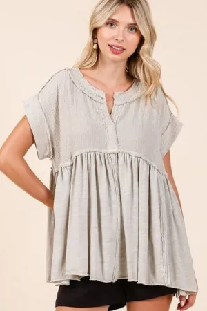 Effortless Charm Babydoll Top
