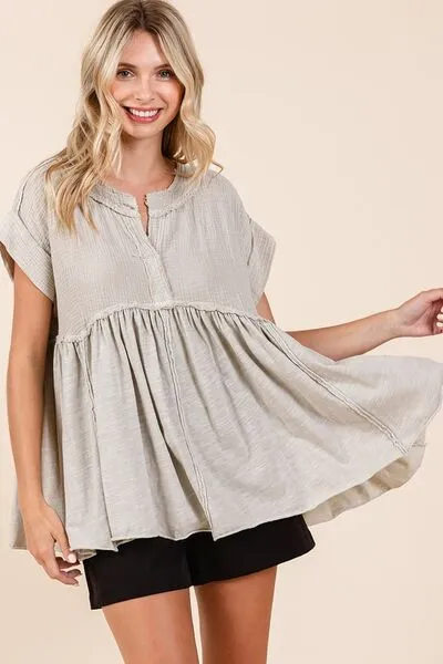 Effortless Charm Babydoll Top