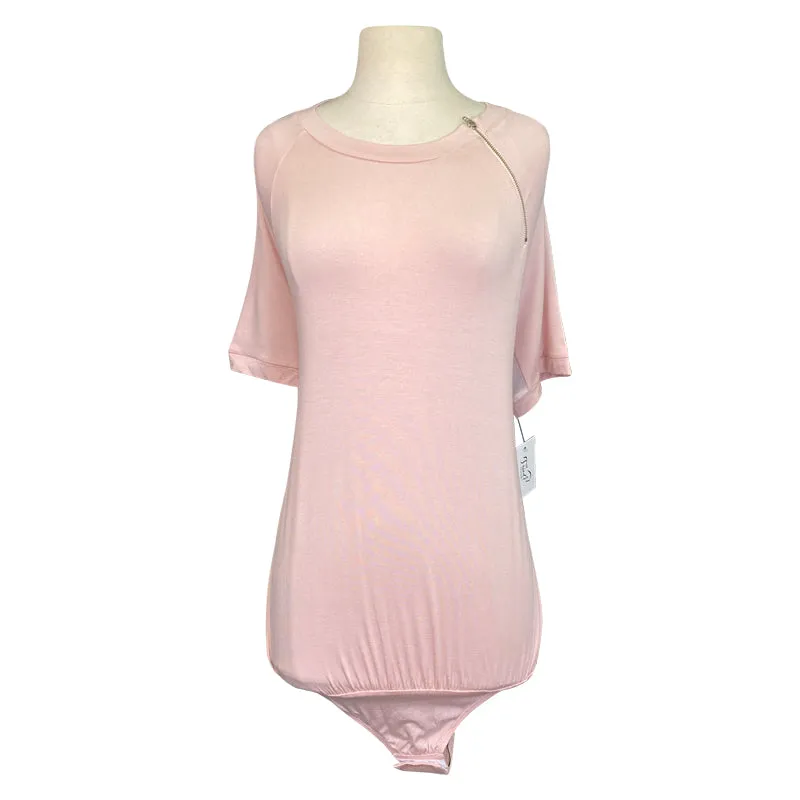 Free x Rein 'The Moto' Shirt in Blush - Women's Large