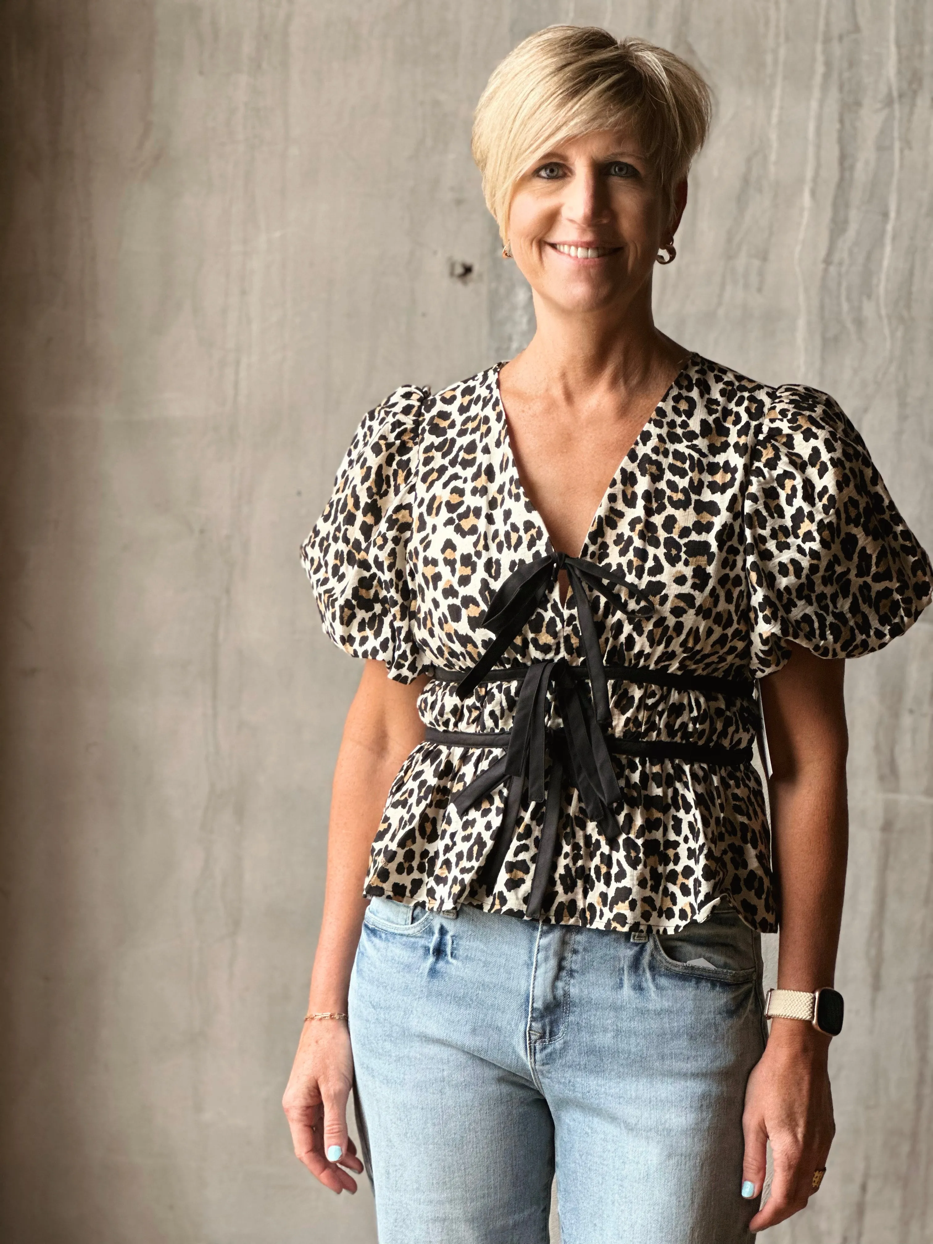 Genner Peplum Top