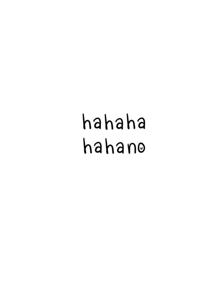 Hahahano - Oversize Crop Tee