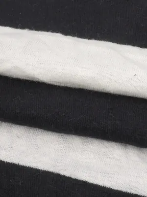 Hemp & Organic Cotton Mid Weight Yarn Dyed Stripe Jersey ( KJ21D890A / KJ21D890B )