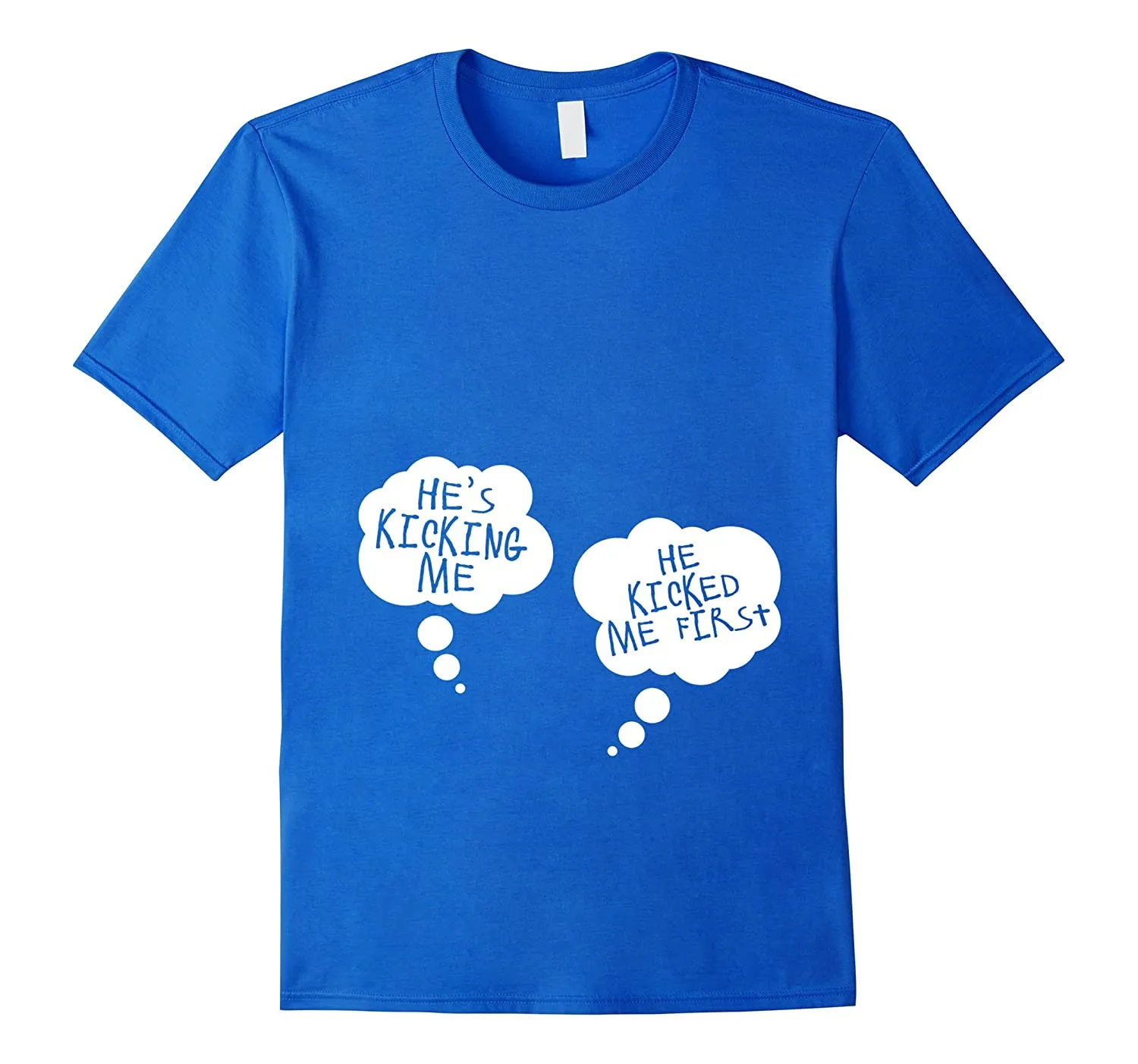 He's Kicking Me Tshirt Maternity Pillow Mother Baby Twins