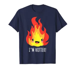 I'M HOTTER - Matching Tshirt Couples Mother Daughter Sisters