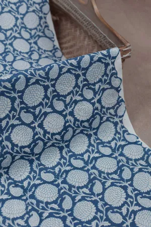 Intricate Design on Sanganeri Cotton Fabric