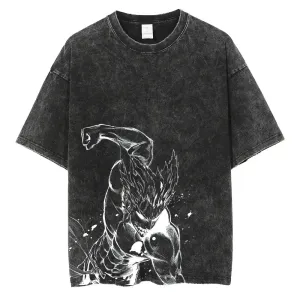 [KUJO] "Wolfman" Vintage Oversized T Shirt