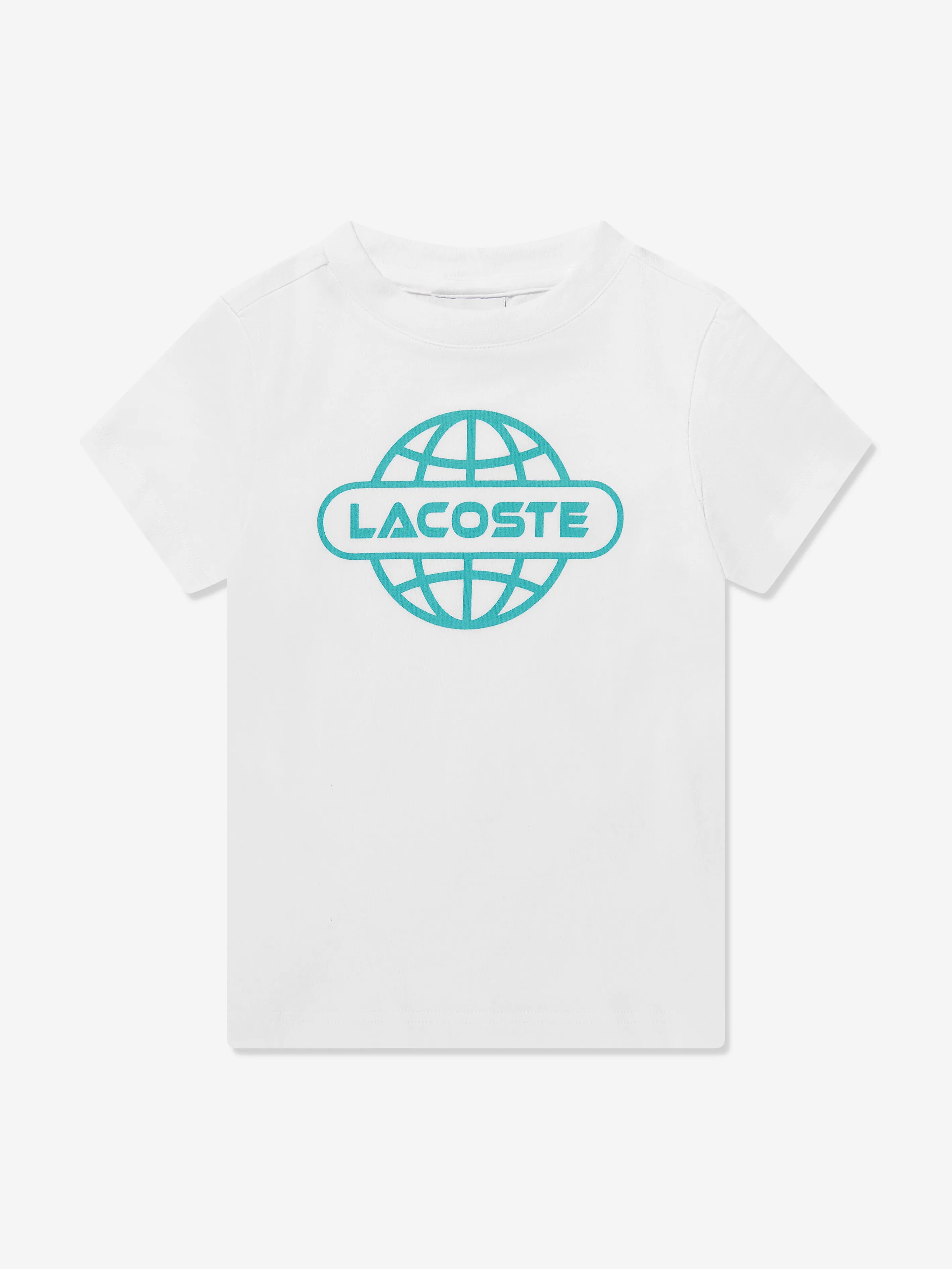 Lacoste Kids Logo T-Shirt in White