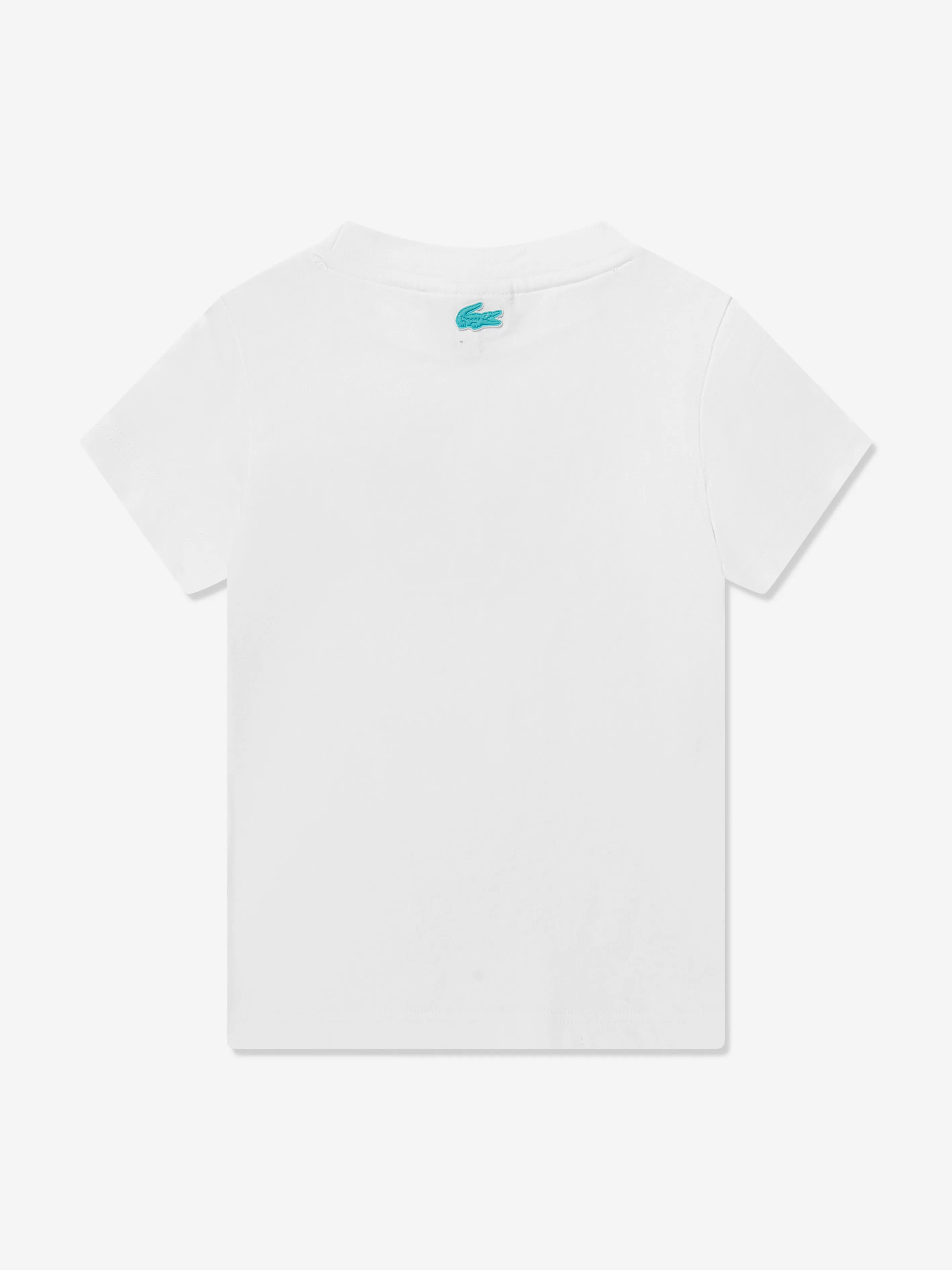 Lacoste Kids Logo T-Shirt in White
