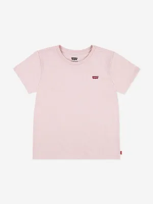 Levi's Girls Batwing Chest Hit T-Shirt in Pink