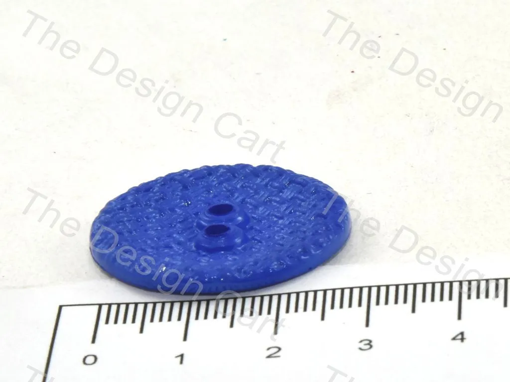 Light Yellow Circular Mesh Polyster Button