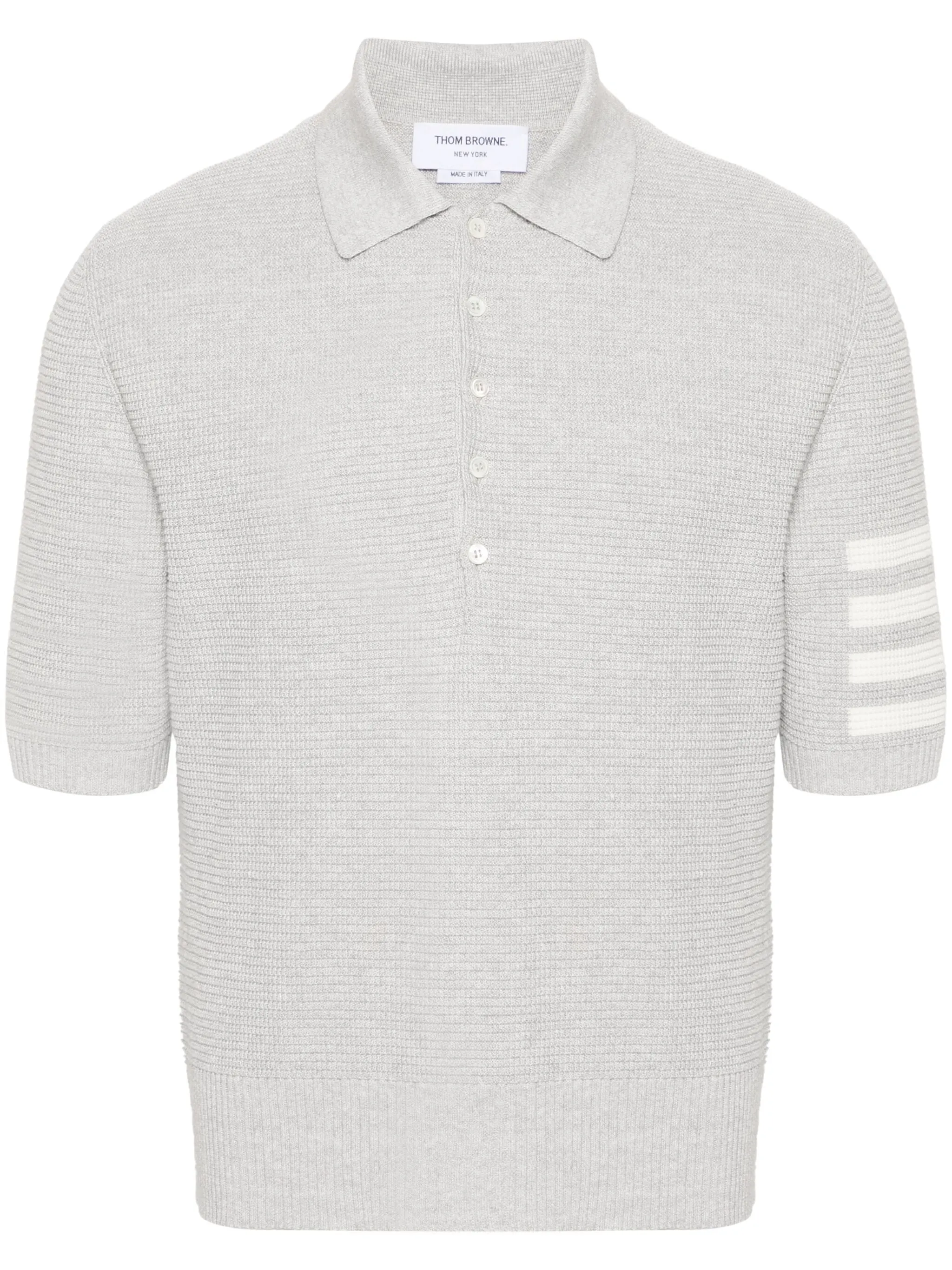 Linen Cotton 4-Bar Relaxed Fit Polo
