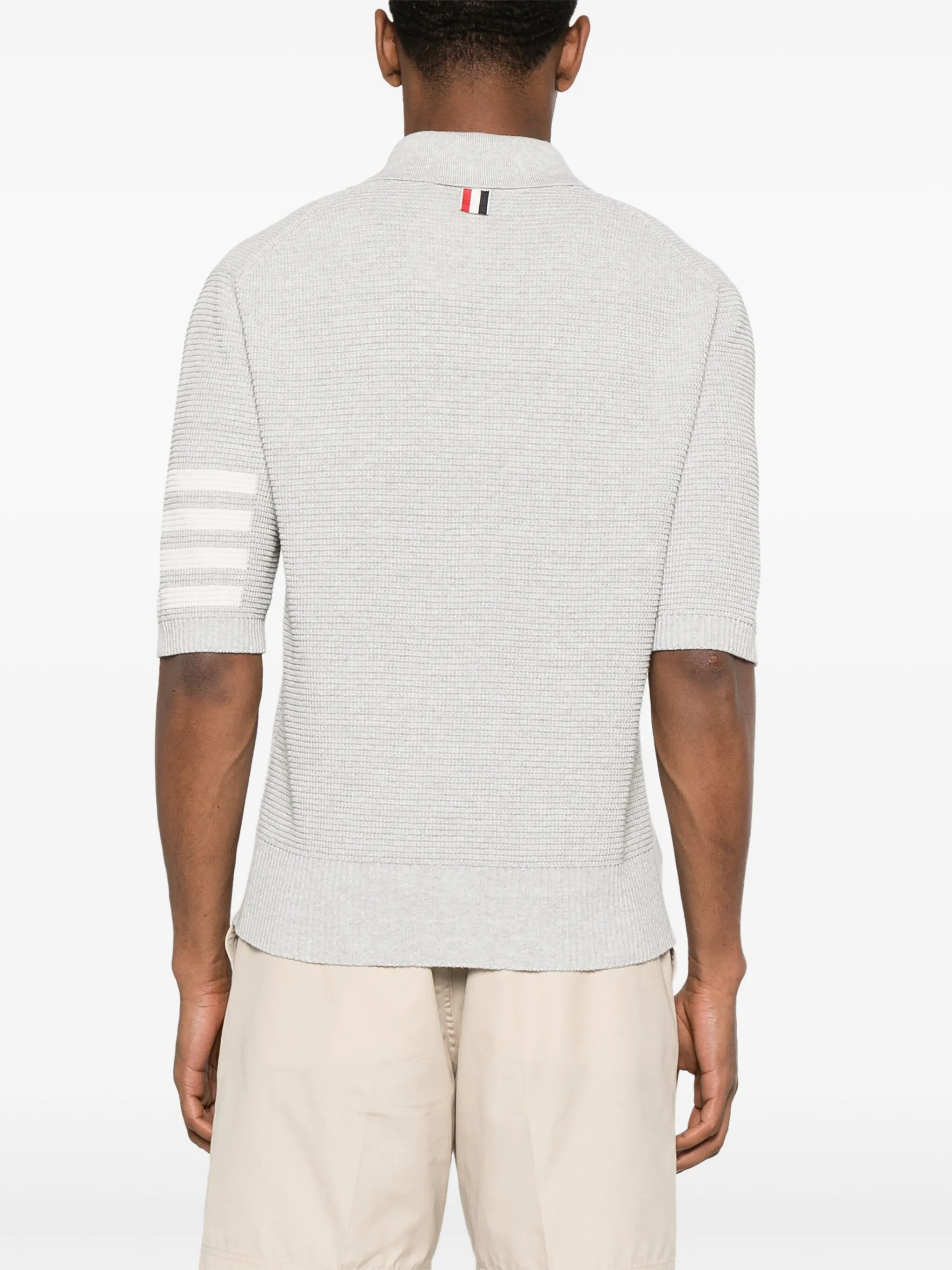 Linen Cotton 4-Bar Relaxed Fit Polo