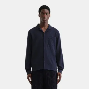 Malick Long Sleeve Shirt (Navy)