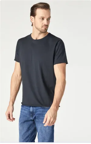 Mavi Raw Edge T-Shirt | Black