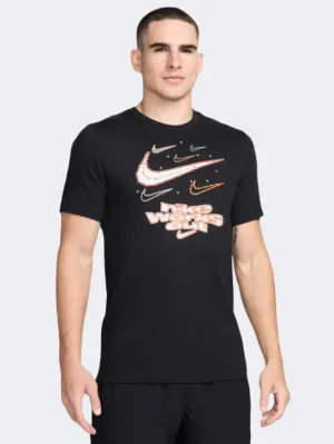 Nike Df Lykyk Men Training T-Shirt Black
