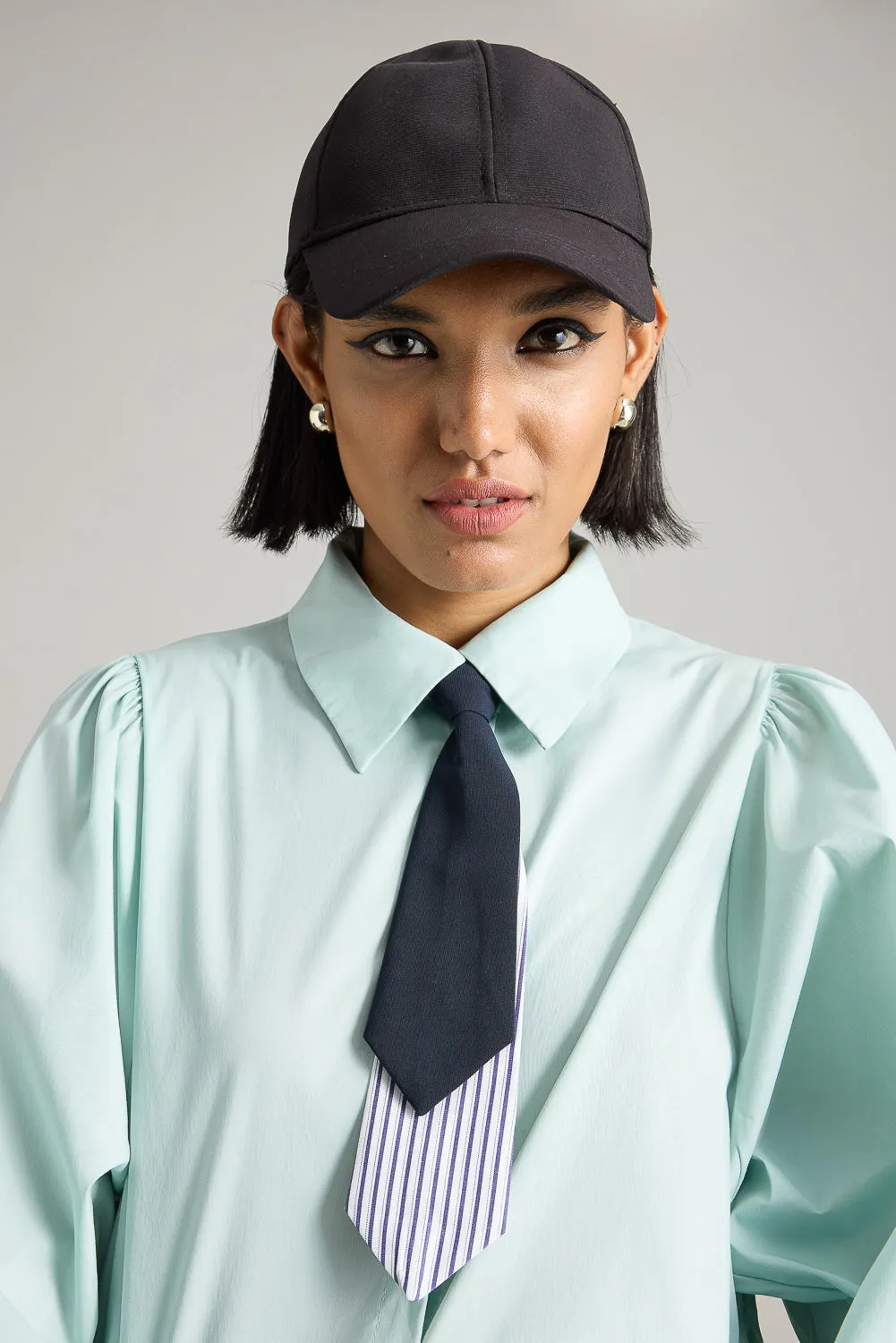 Oversized Shirt With Tie