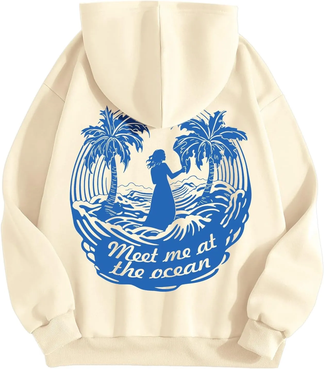 Oversized Sweatshirt for Women Oversized Pullover for Women Hoodies for Women Letter Print Hoodies Long Sleeved
