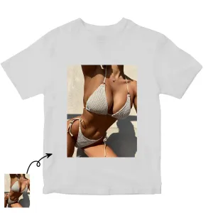 Photo Print Custom Exclusive T-Shirts Sexy T-Shirts