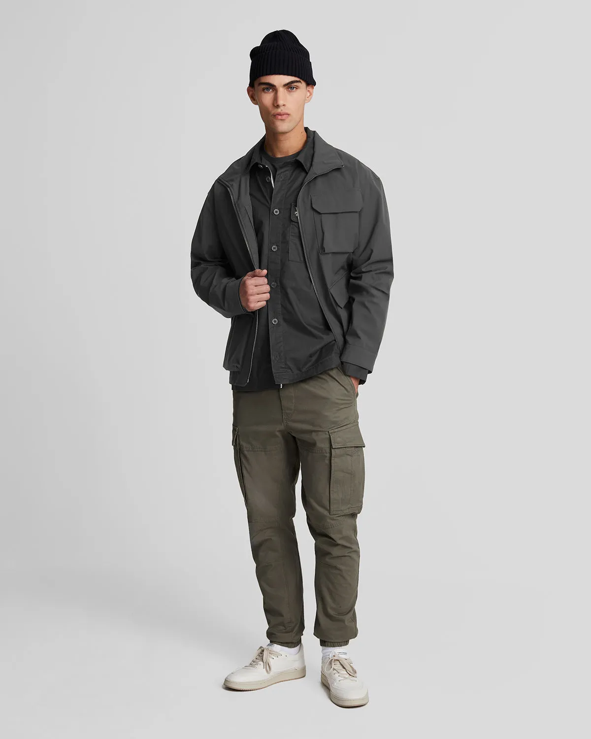 Premium Pleated Pocket Overshirt