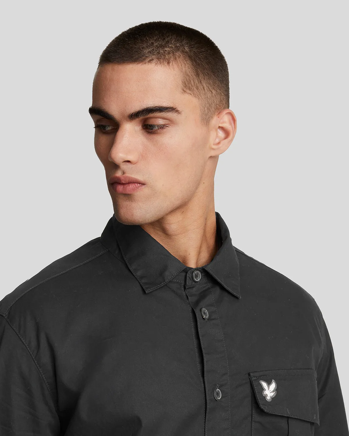 Premium Pleated Pocket Overshirt